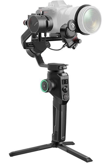 Moza AirCross 2 Professional Gimbal Handheld Stabilizer Kit, Lightweight,  12H Running Time