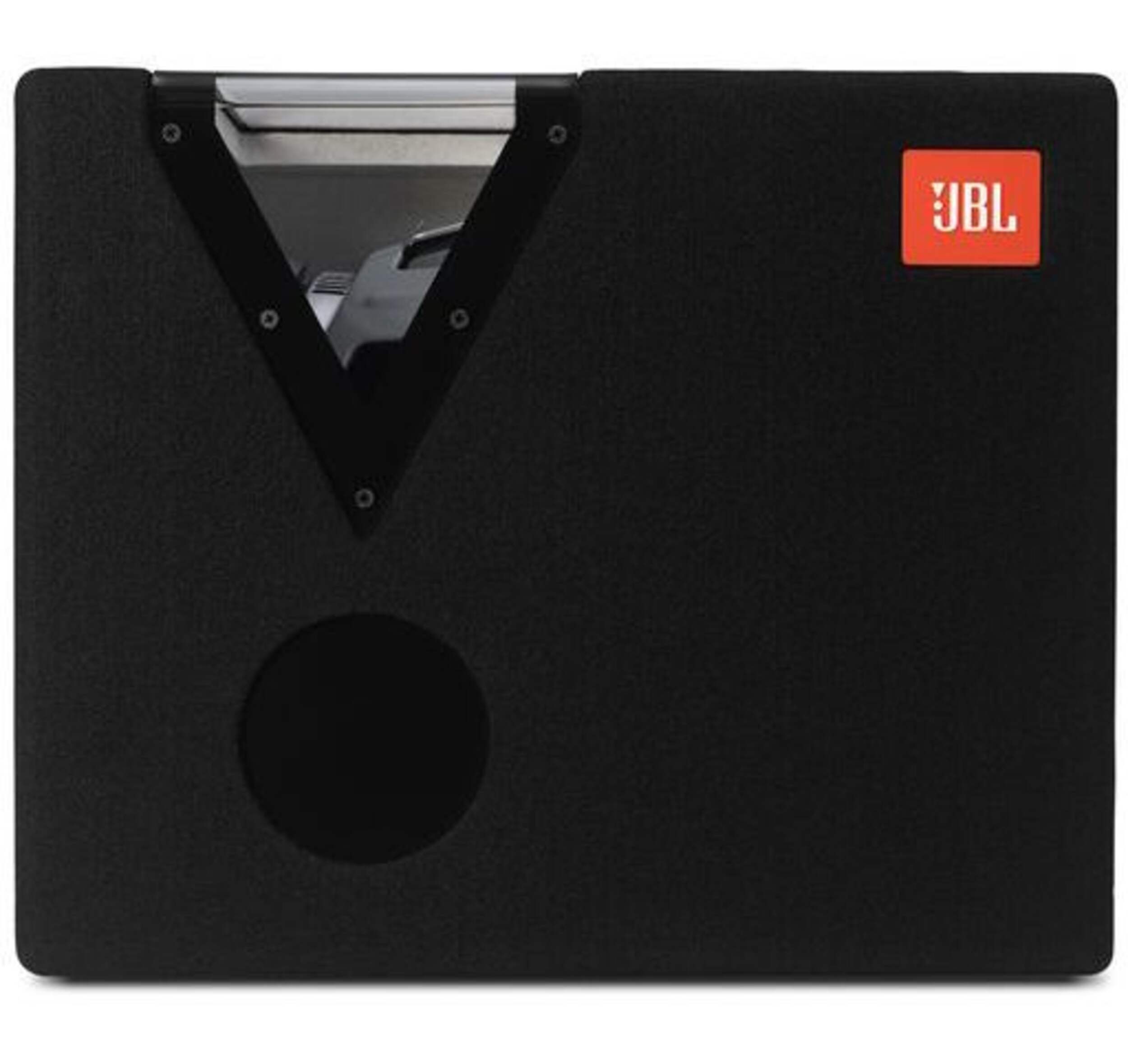 JBL GT-12BP Loaded Car Audio Bandpass Subwoofer Box, Black, 12-in Front_Flat