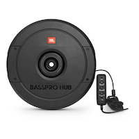 Haut-parleur d’extrêmes graves de rechange pour pneu BassPro Hub de JBL, fibre de verre avec contour en caoutchouc Front_Flat