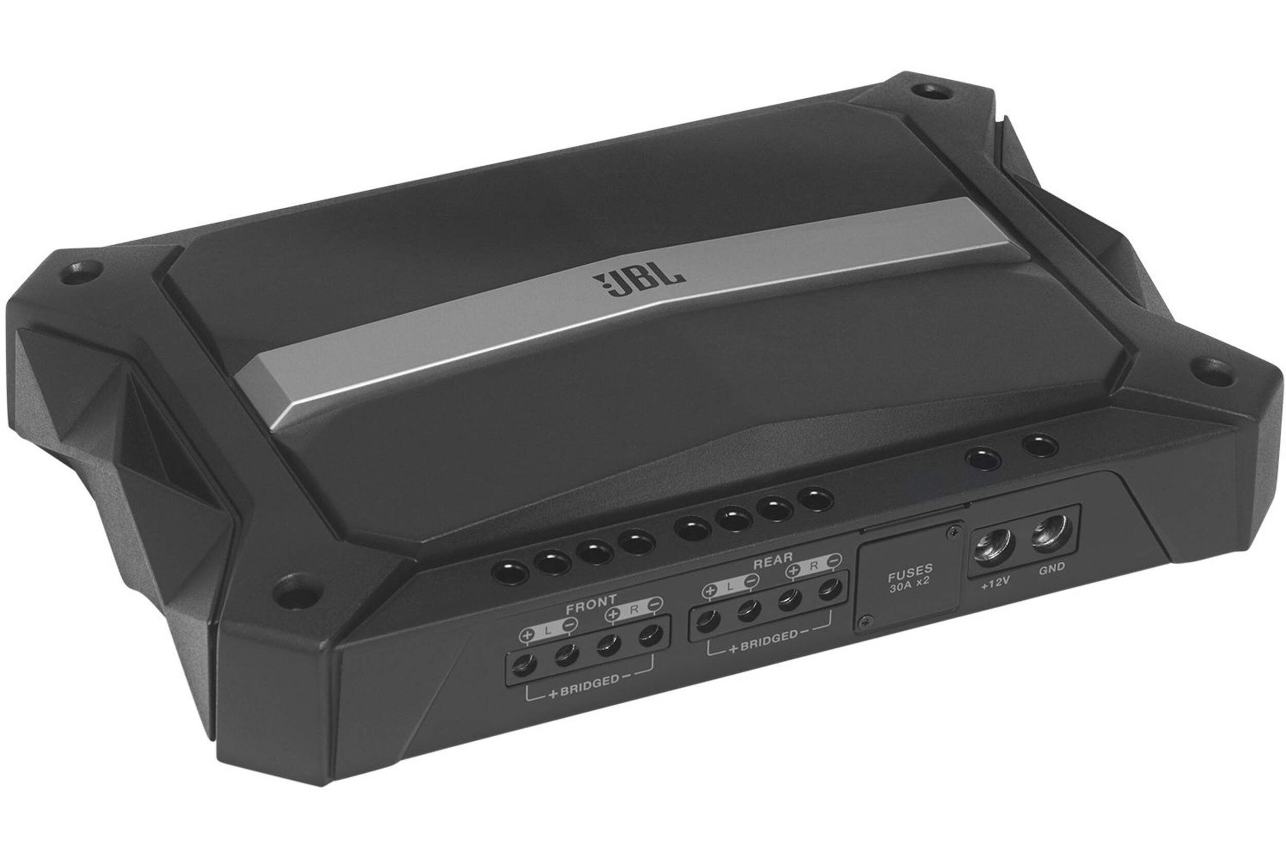 JBL Stadium Class D 4-Channel Amplifier, High-Performance and Multi-Application Front_Three_Fourths_Angled_Right