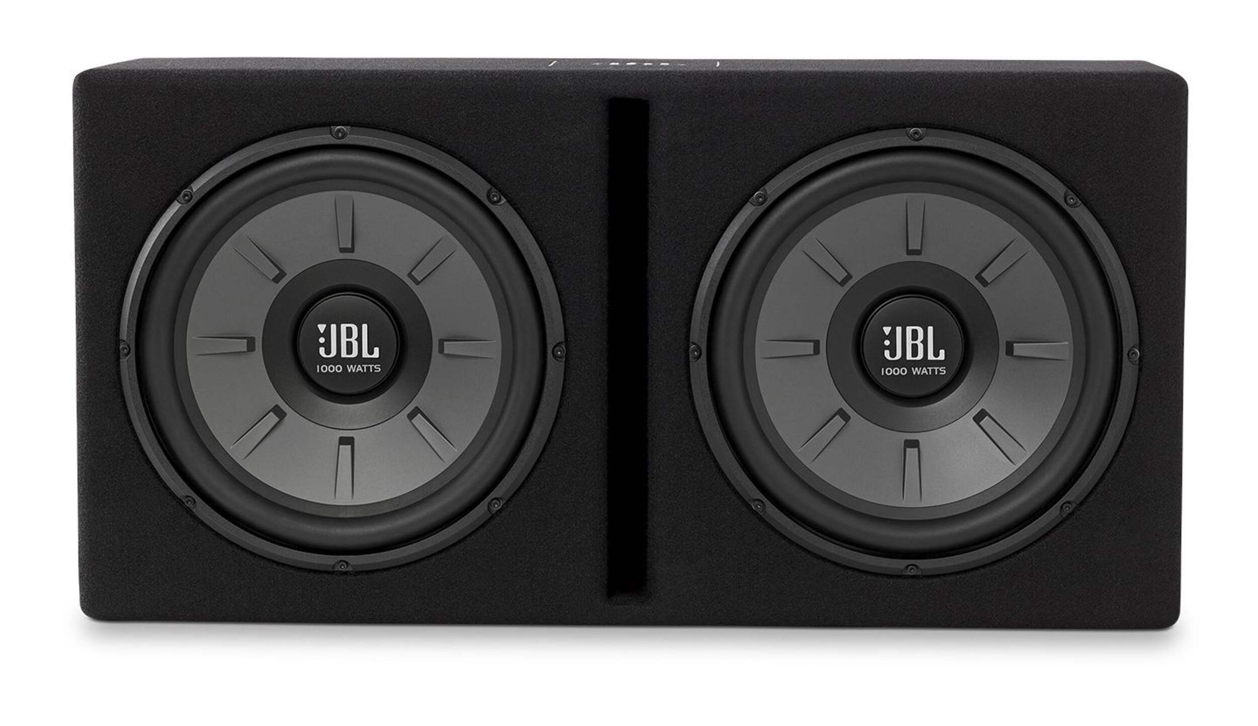 JBL Stage 1220B Dual Subwoofer Enclosure, 12-in Front_Flat