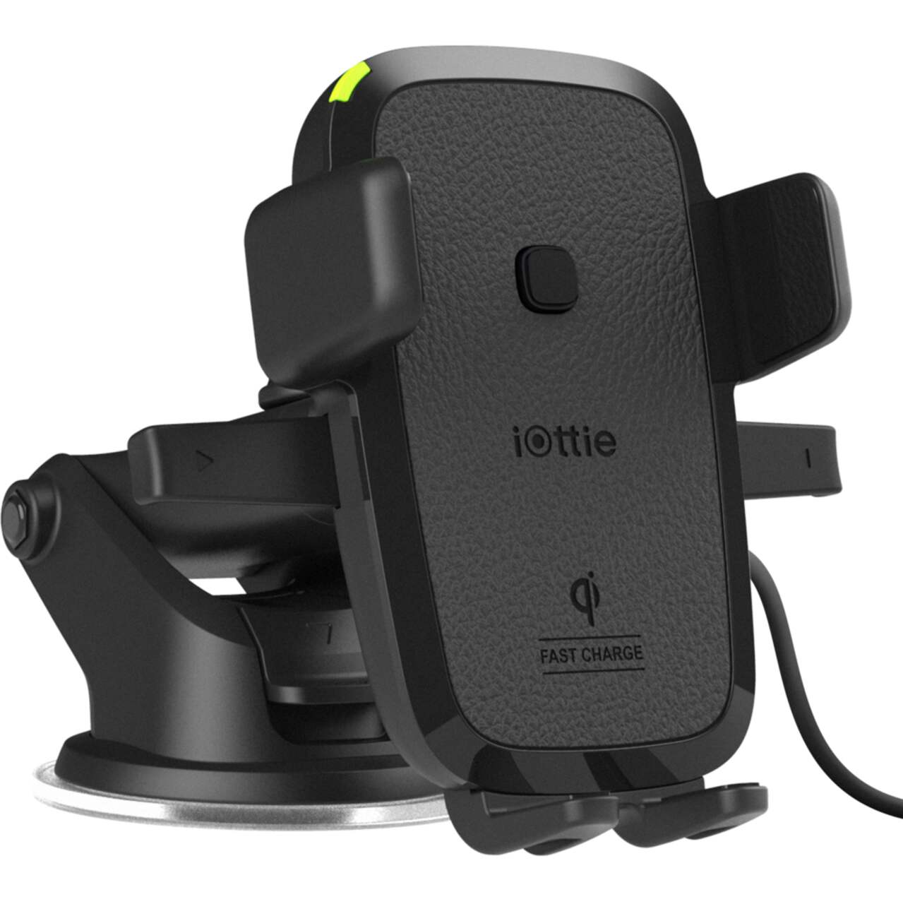 iOttie Easy One Touch Wireless Charging Dash Phone Mount, Compatible with Qi -Enabled Smartphones, Black