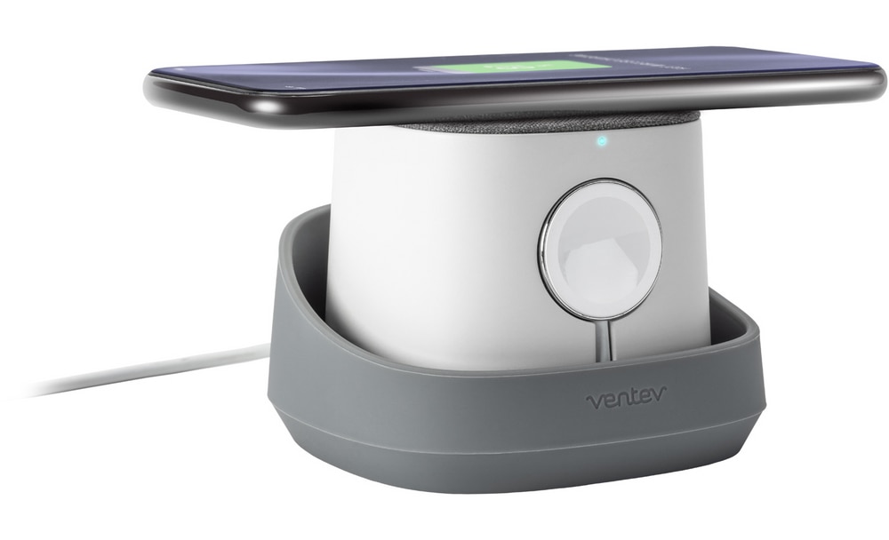 Ventev 10W Qi Wireless Charger Watchdock Duo, Grey Canadian Tire