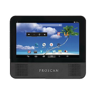 Proscan 2-in-1 Portable DVD Player and Wi-Fi Tablet with 7-in Display Front_Flat