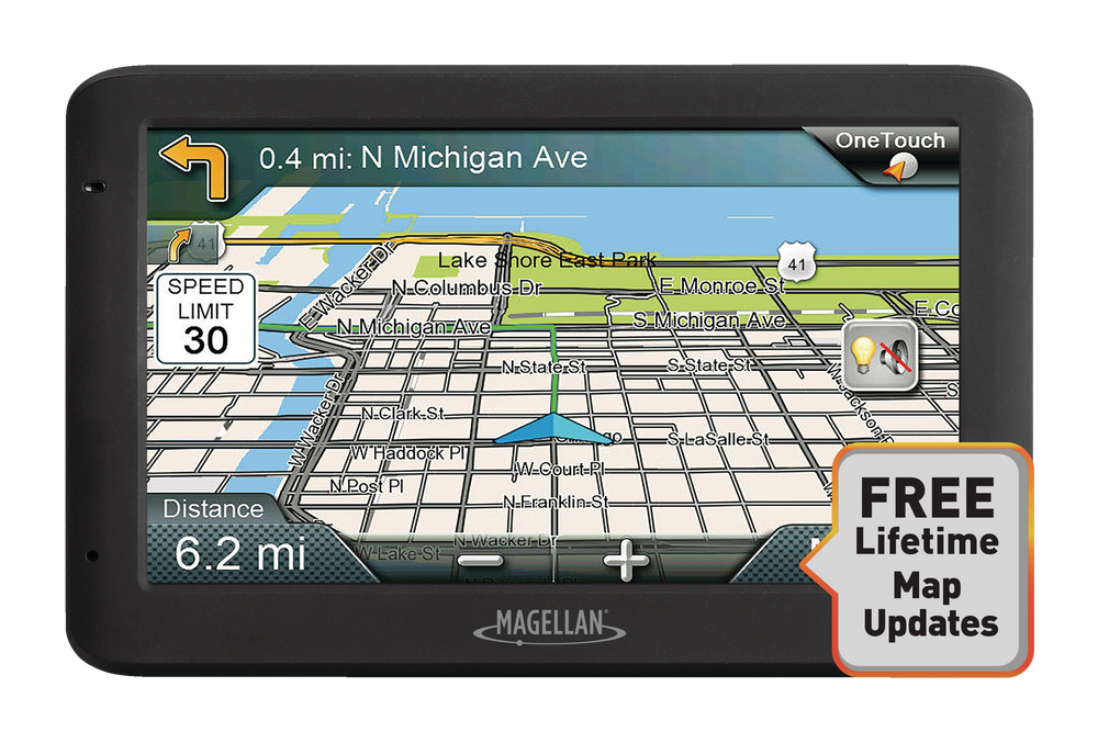 Magellan 5620LM GPS Car Navigator, with 5in Display, Roadmate