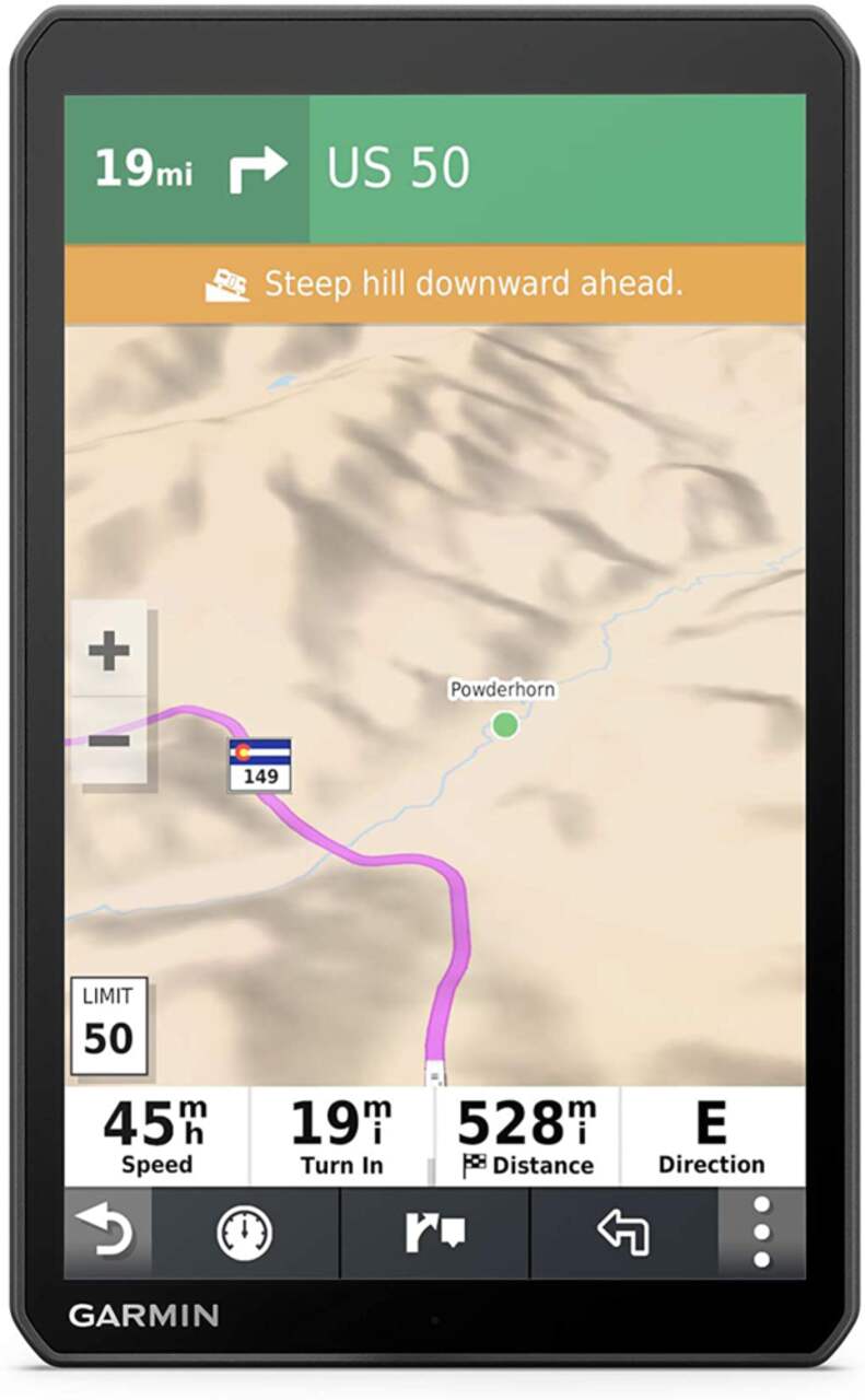 Garmin 890 RV GPS Navigator with 8-in Display, Wearable4U Power Pack  Bundle, Preloaded Campgrounds