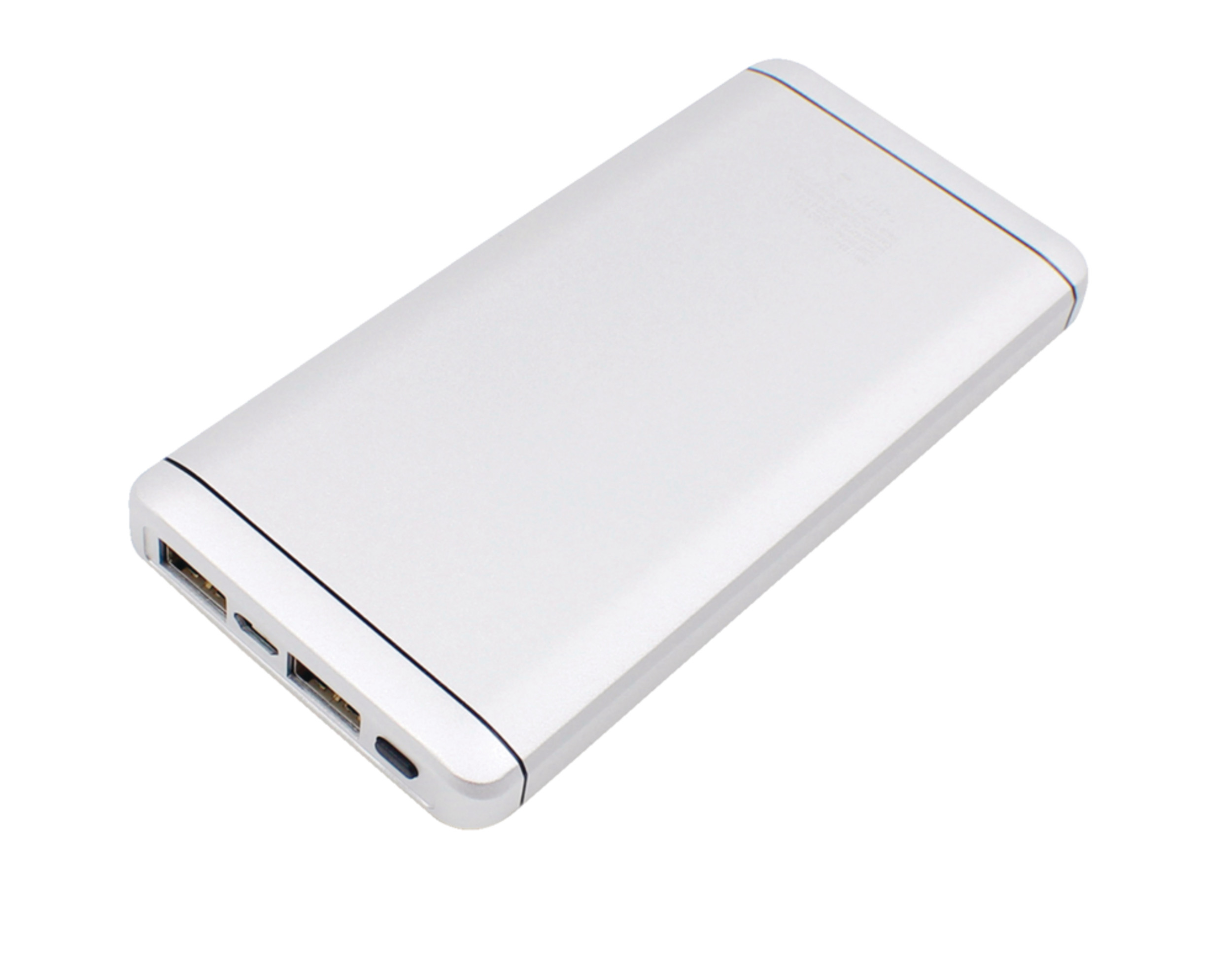 Chargeur portatif AutoTrends, 10 000 mAh, argent Front_Angled_Left