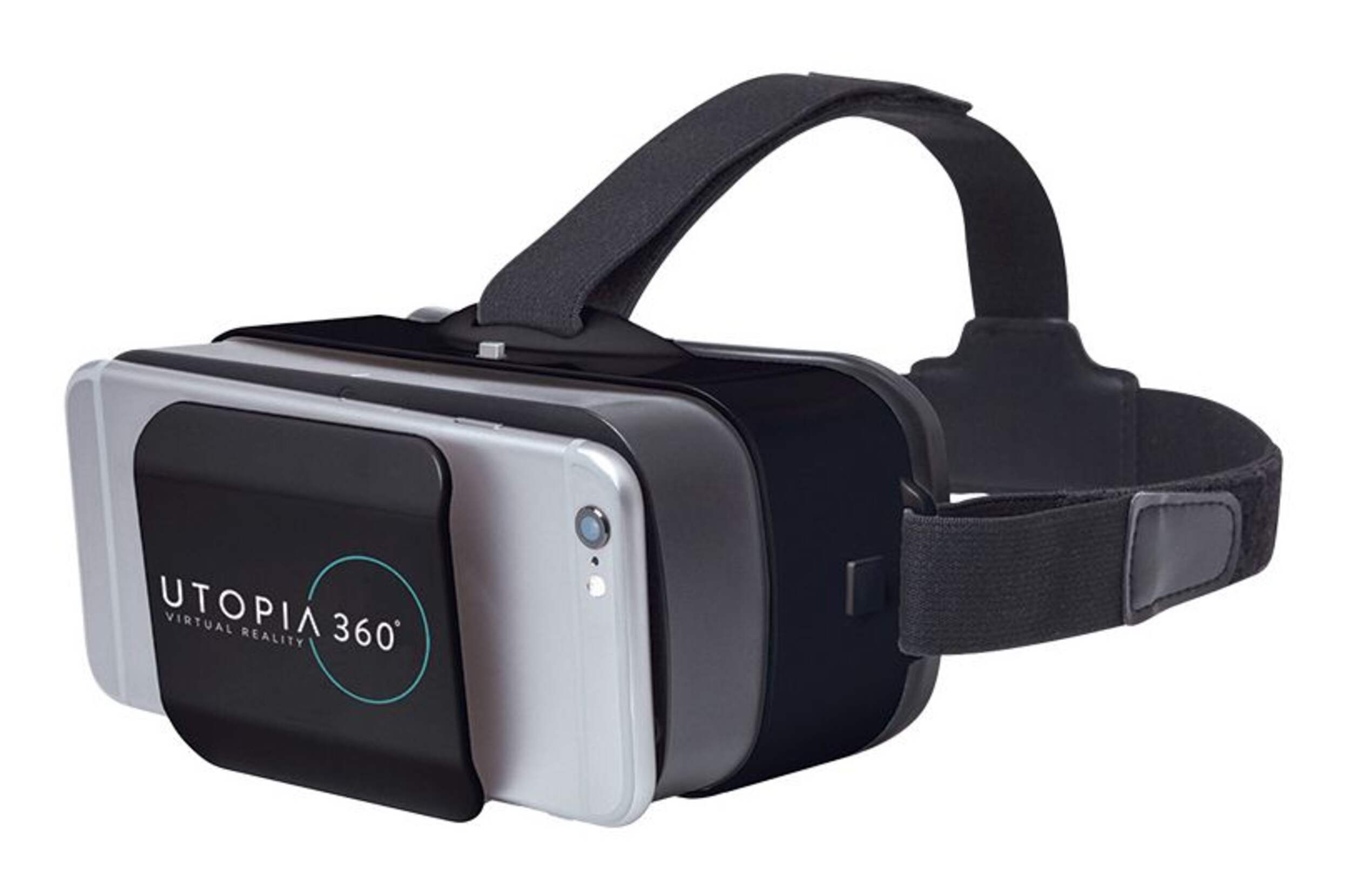 Utopia 360 VR Headset & Augmented Reality Cards, Space Edition Front_Angled_Left