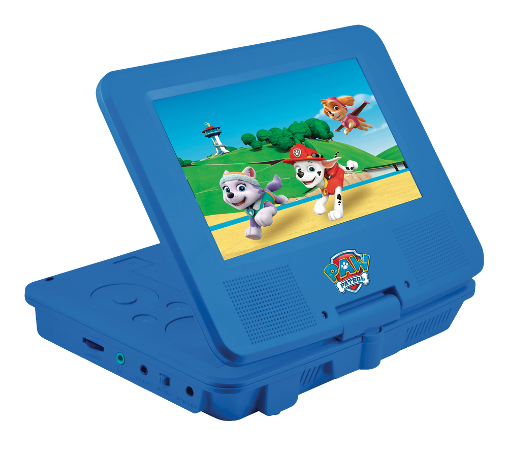 PAW Patrol Portable DVD Player, With Carrying Bag And Headphones, Blue ...