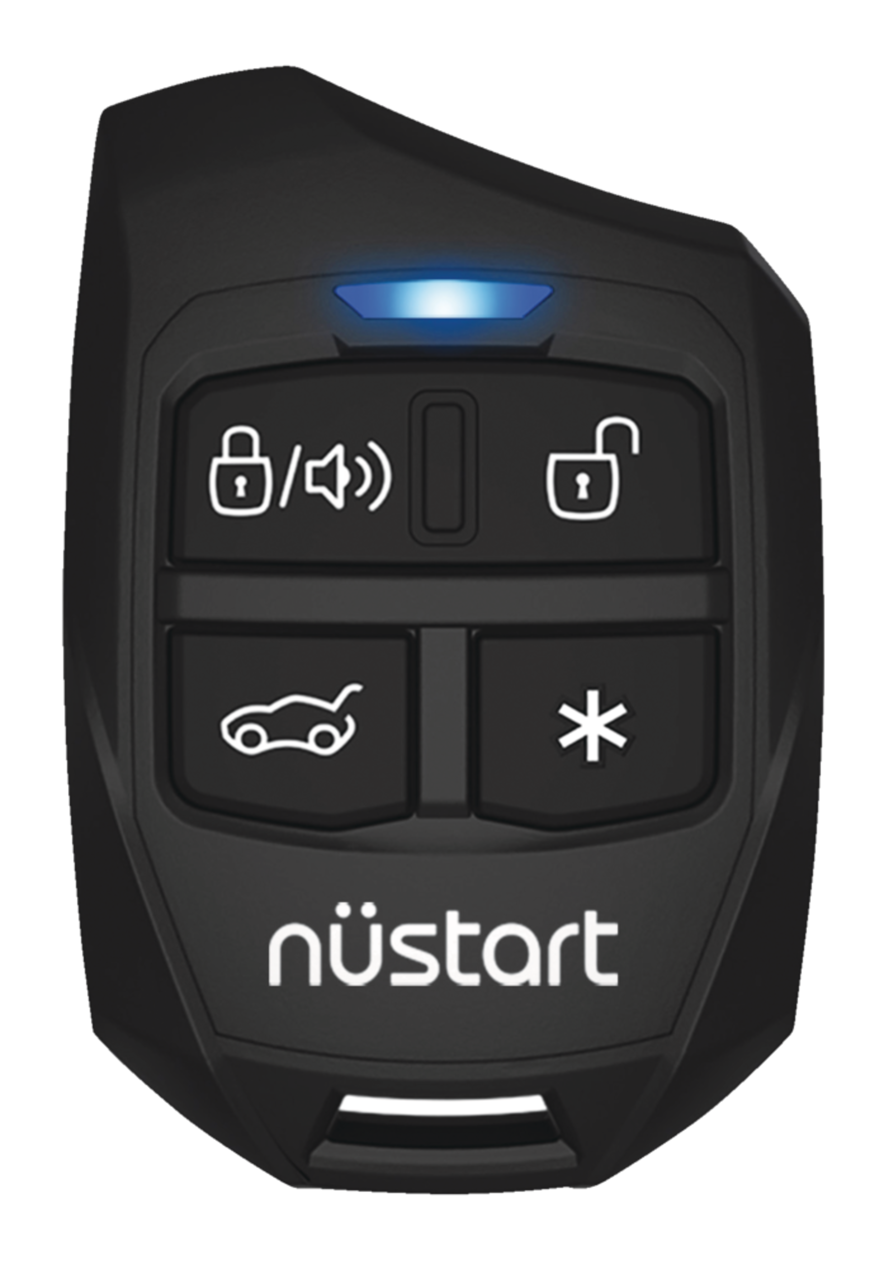 NuStart NU1204 Digital Remote 4-Button Starter Kit Front_Flat
