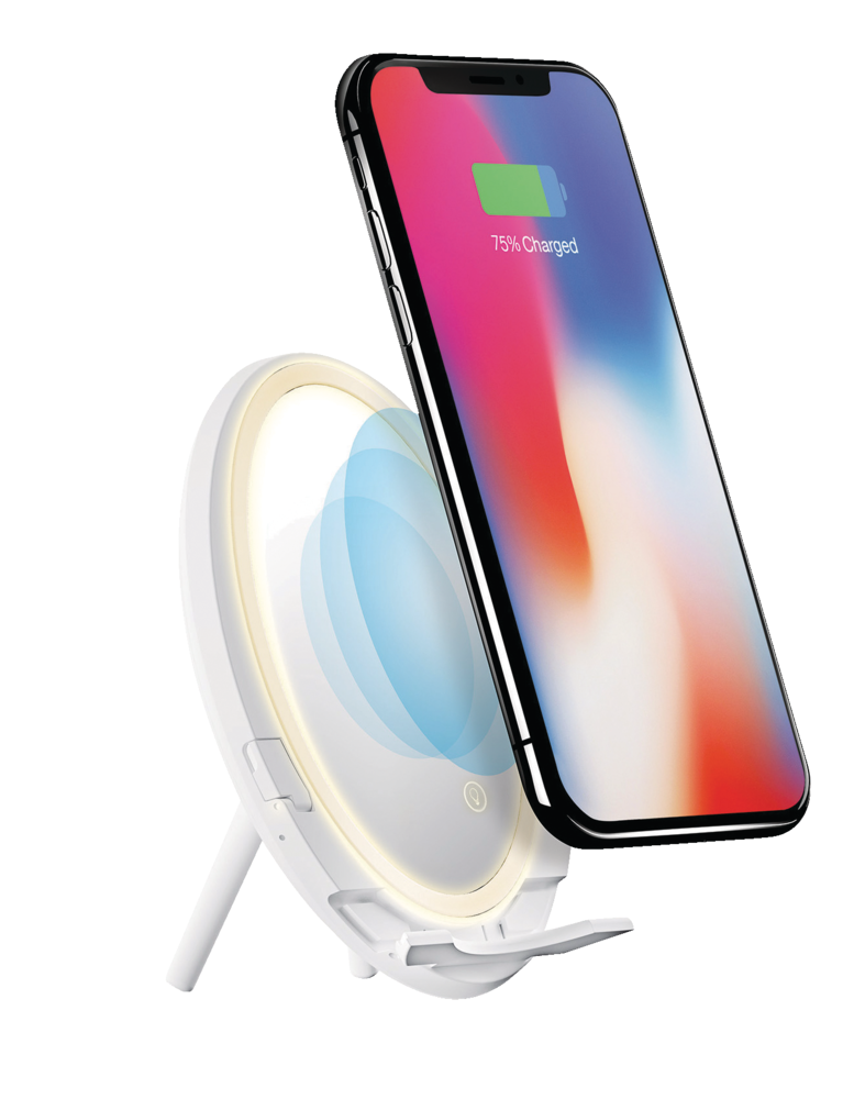 Merkury 10W Wireless Charger Mirror, LED Light Canadian Tire