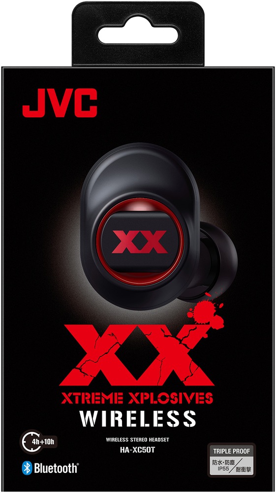 JVC HAXC50T Extreme Xplosives True Wireless Deep Bass Headphones with Remote & Mic Canadian Tire