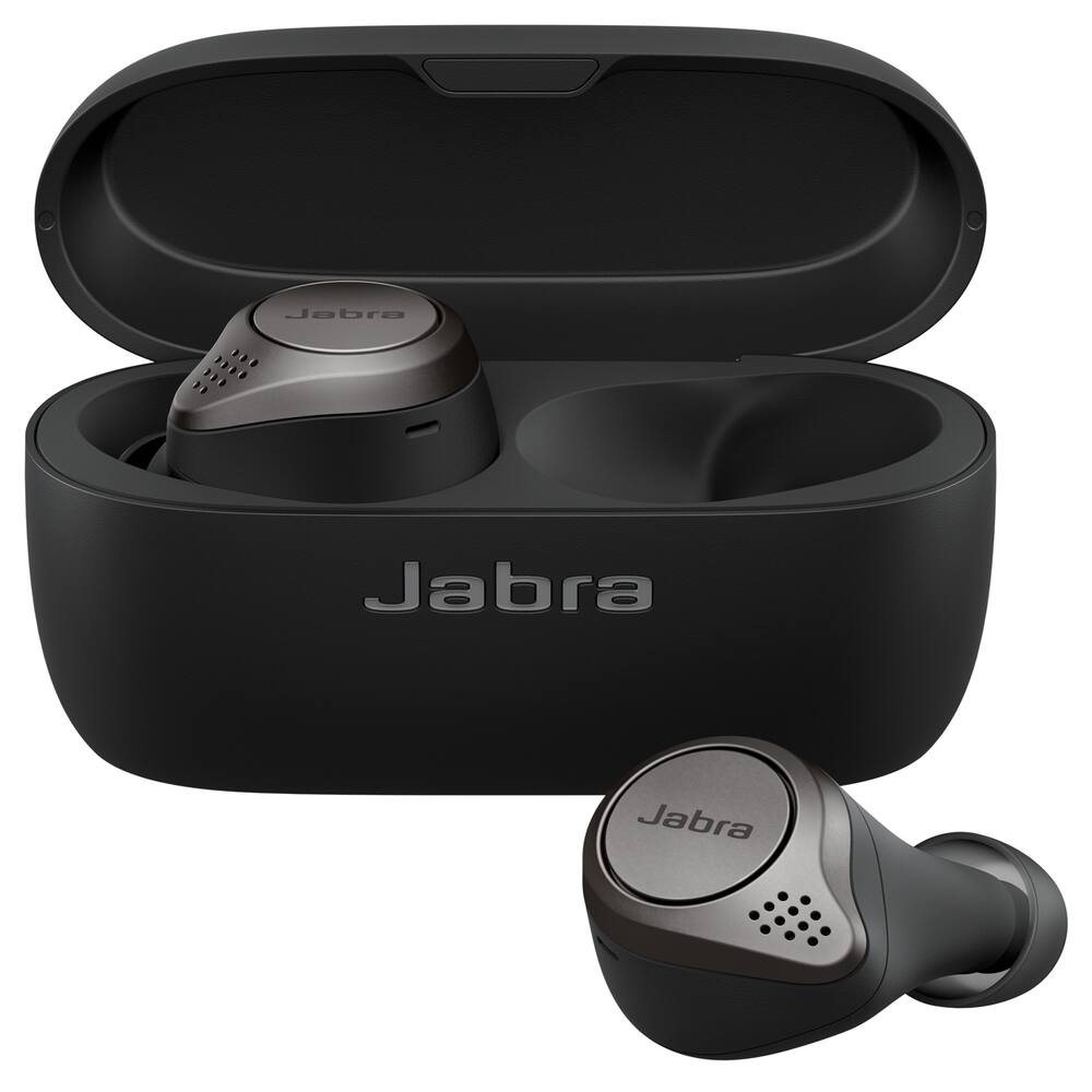 オーディオ】 [美品]Jabra ELITE 75T TITANIUM BLACK 0uoU3