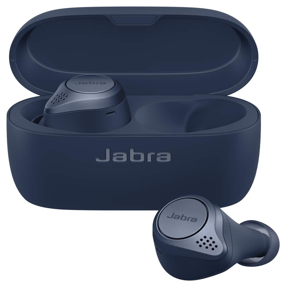 Jabra Elite Active 75t True Wireless Advanced Earbuds with ANC & Wireless  Charging Case, Black