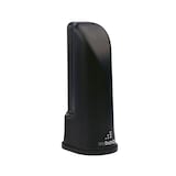 Wilson Electronics 301211 Desktop Post Antenna, Black Front_Three_Fourths_Angled_Right