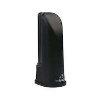 Wilson Electronics 301211 Desktop Post Antenna, Black Front_Three_Fourths_Angled_Right