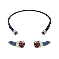 Wilson Ultra Low Loss N-Male 0.6-Metre Coax Cable, Black Composite_or_Mixed