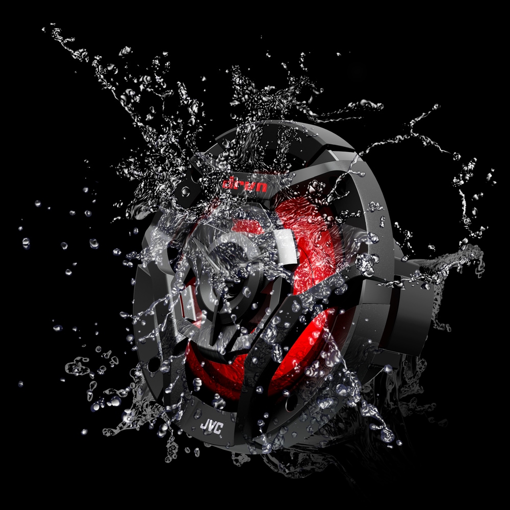 JVC WaterResistant Marine/Motorsports 2Way Speakers with 21Colour