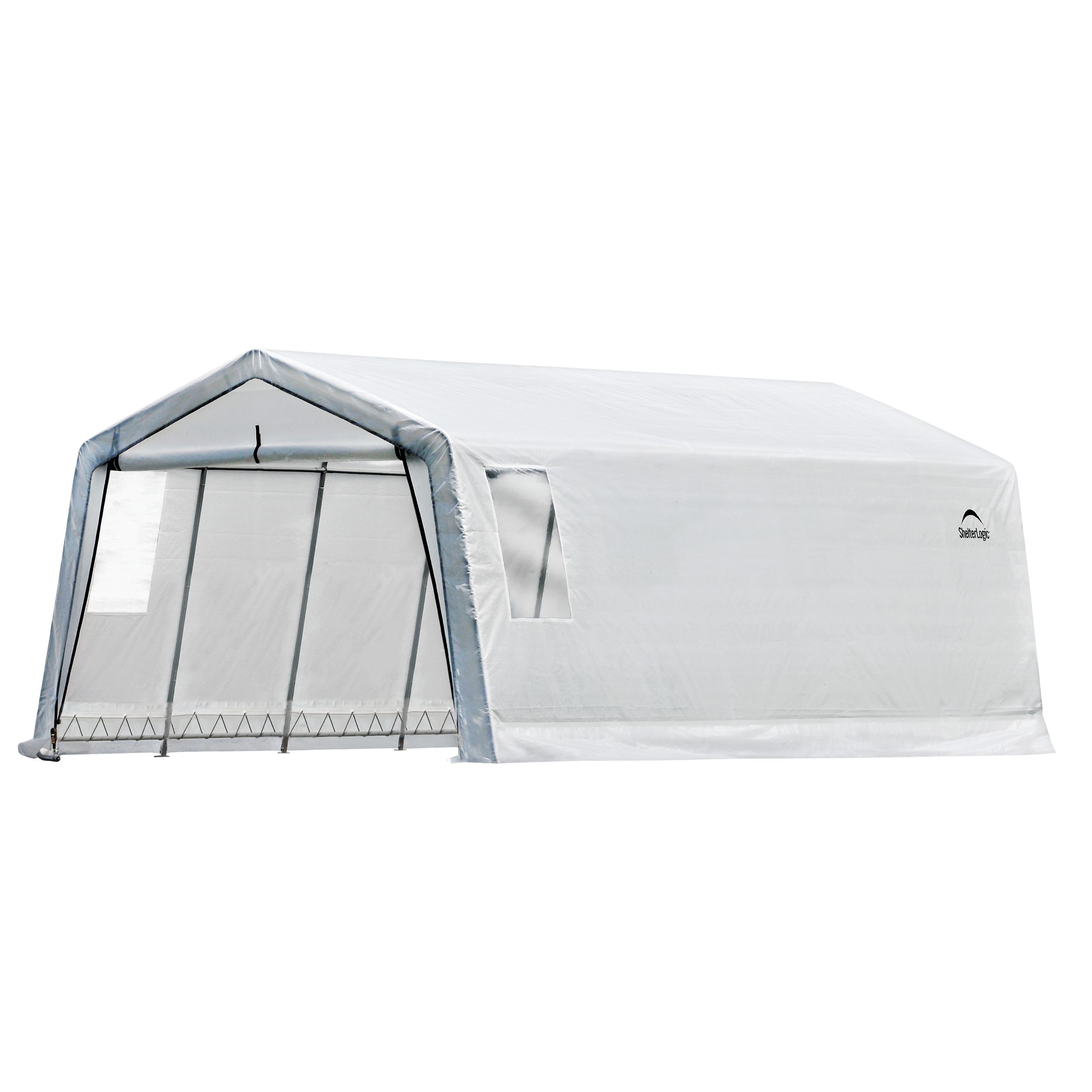 280ShelterEasyPole＆ShelterWINDOWCOVER Outsunny Motorcycle Shelter, Motorbike Garage Waterproof