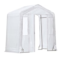 ShelterLogic Clearview Water Resistant Vestibule Shelter w/ UV Protection, 8 x 4 x 8-ft