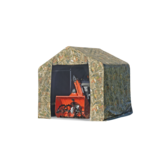 Shelterlogic Shed, Camouflage, 6-ft x 6-ft x 6-ft Front_Angled_Left