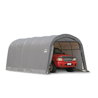 ShelterLogic Garage-in-a-Box® Round Auto Shelter, Truck/SUV Model, 12 x 20 x 8-ft
