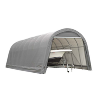 Abri à toit bombé RoundTop, 14 x 28 x 12 pi Front_Angled_Right