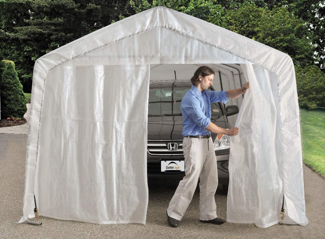 ShelterLogic Clearview EZ Glide Water Resistant Sliding Shelter
