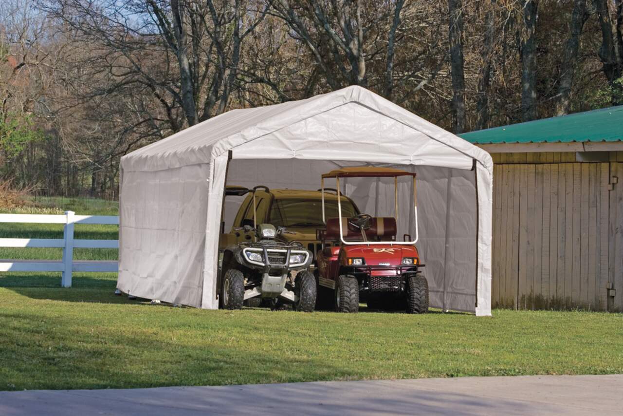 ShelterLogic Water Resistant Canopy Enclosure w UV Protection 12