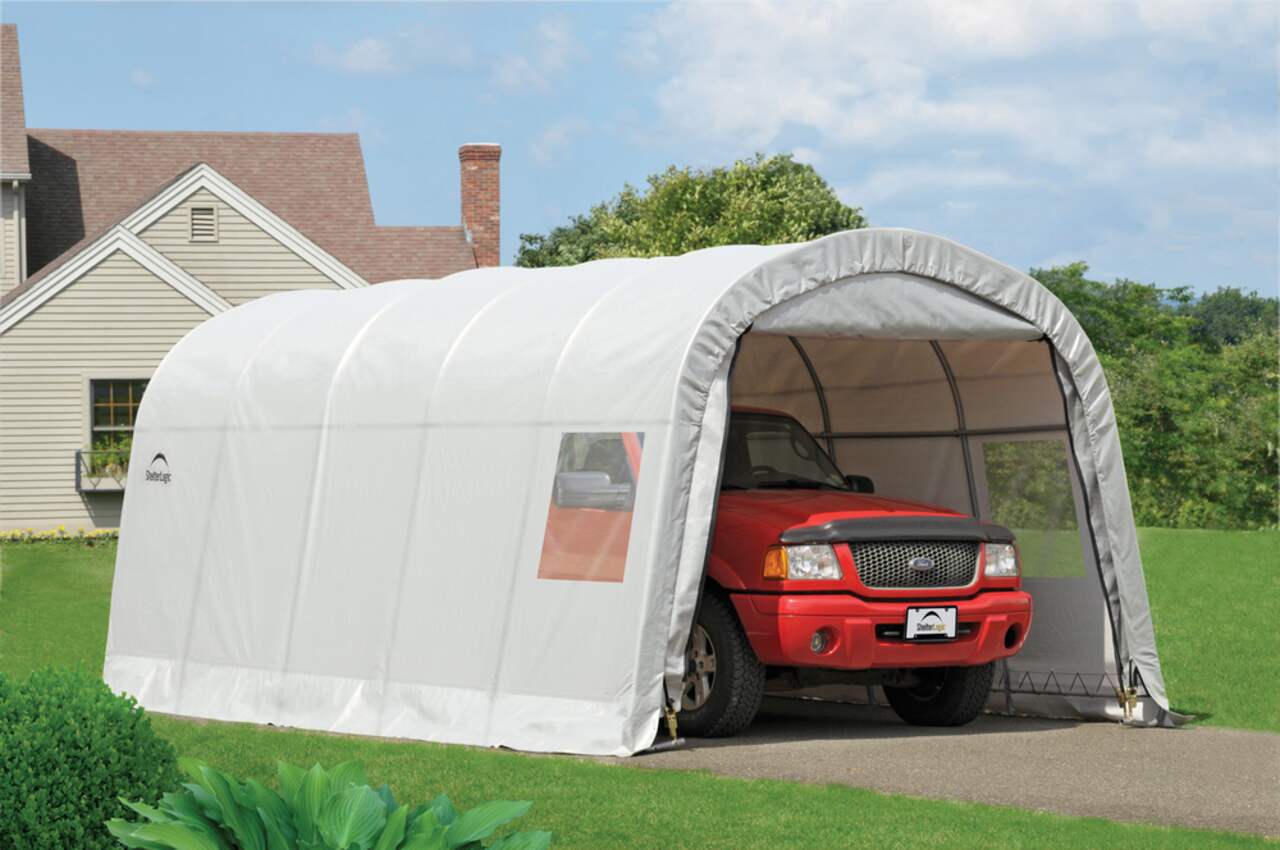 Clearview Round Top Shelter 12x20x8 ft Canadian Tire