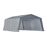 ShelterLogic Garage-In-A-Box® Auto Shelter w/UV Protection, 12 x 24 x 8-ft Front_Angled_Right