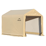 ShelterLogic Waterproof Shed-In-A-Box® w/UV Protection, 6 x 6 x 6-ft Front_Three_Fourths_Angled_Right