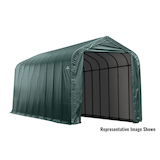 ShelterLogic Peak-Style Auto Shelter Front_Three_Fourths_Angled_Right