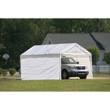 Trousse pour auvent à toit pointu cadre à 8 montants hydrofuge ShelterLogic, 10 x 20 pi Front_Angled_Right