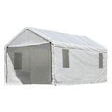 ShelterLogic 10x20-ft White Canopy Enclosure Kit with Windows