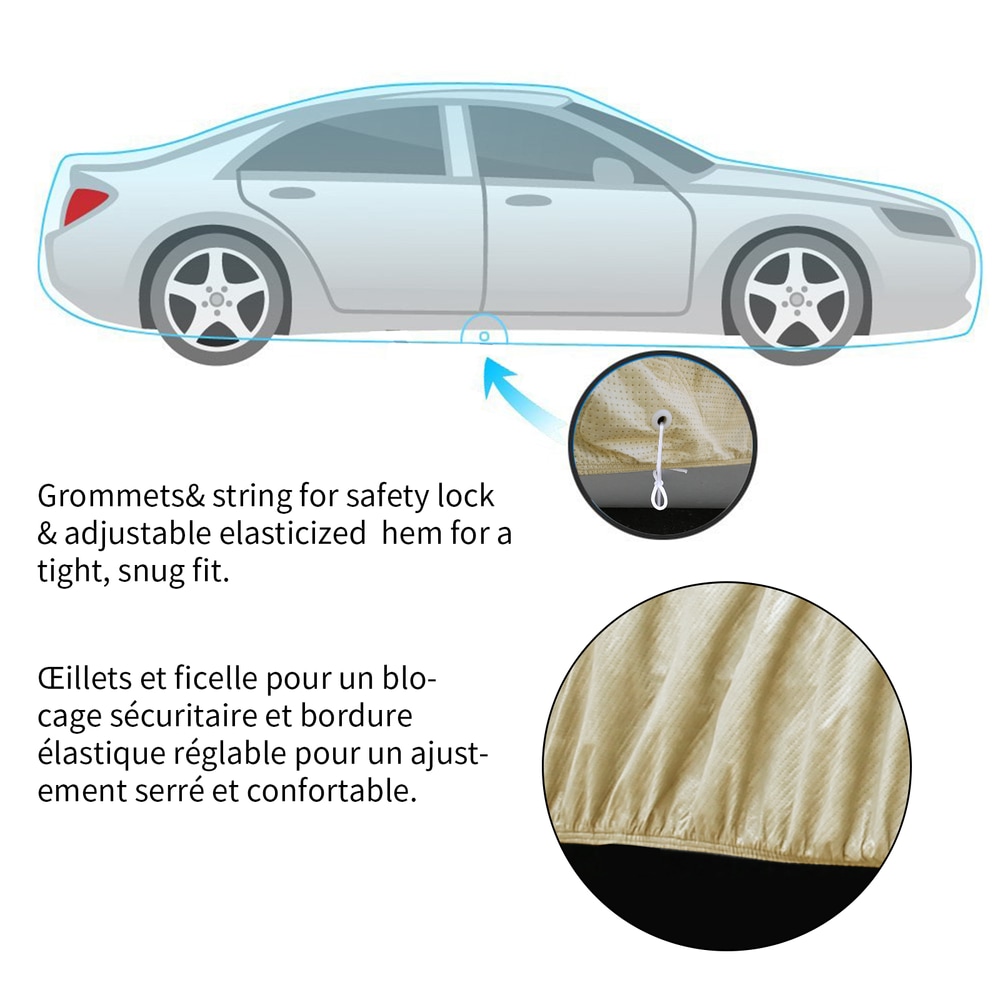 Simoniz 3Layer Water Resistant Car Cover w/ UV Protection, Large Canadian Tire