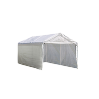 Trousse de parois pour auvent étanche ShelterLogic avec protection anti-UV, 12 x 20 pi Front_Angled_Right