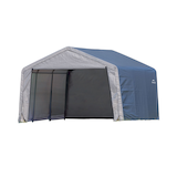 Remise ShelterLogic à toit pointu, 12 x 12 x 8 pi Front_Angled_Left