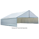 ShelterLogic Ultra Max™ Canopy Enclosure Kit, White, 30-ft x 30-ft Front_Three_Fourths_Angled_Right