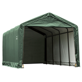 Remise Shelter TUBE, vert Front_Angled_Right