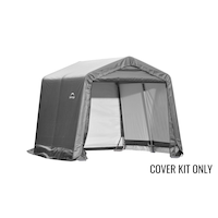 Toile de rechange seulement pour abri d'auto à toit en pente hydrofuge ShelterLogic Alpine protection anti-UV, 10 x 10 x 8 pi Front_Three_Fourths_Angled_Right