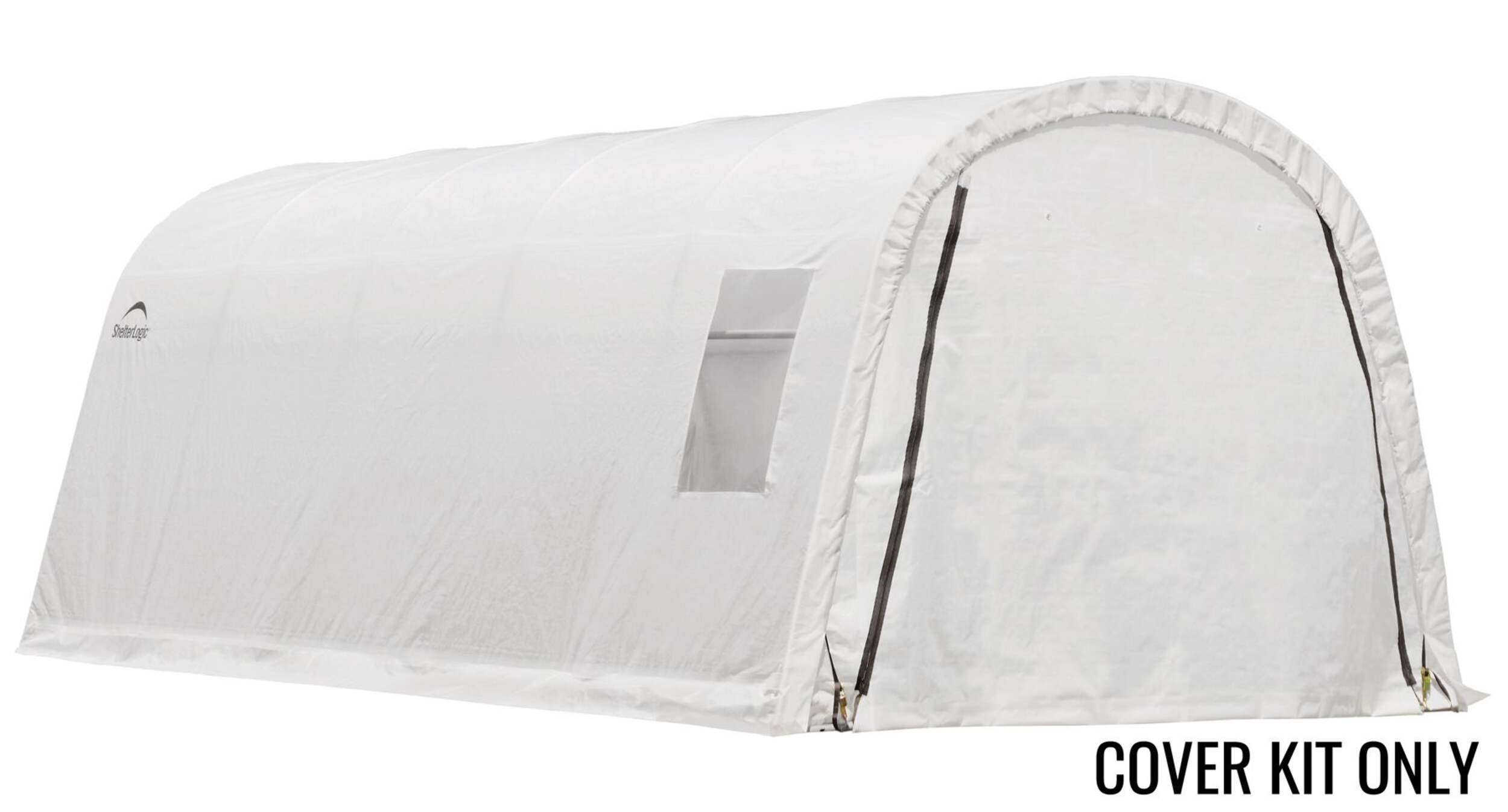 Toile de rechange seulement pour abri hydrofuge ShelterLogic Clearview avec protection anti-UV, 12 x 20 x 8 pi Front_Angled_Right