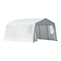 Replacement Cover Only - ShelterLogic Clearview Peak Replacement Cover Kit, 11-ft x 16-ft x 8-ft Front_Three_Fourths_Angled_Right