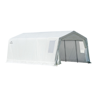 Toile de rechange uniquement pour abri à toit en pente ShelterLogic Clearview Peak, 11 x 20 x 8 pi Front_Three_Fourths_Angled_Right