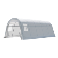 Toile de rechange pour abri à toit rond Shelterlogic ClearView Front_Three_Fourths_Angled_Left