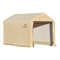 Replacement Cover Only - ShelterLogic Sandstone Shed Peak Replacement Cover Kit, 6-ft x -6-ft x 6-ft