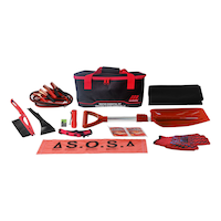 MotoMaster Winter Essentials Automotive Safety Kit with Shovel, Snow Brush, Ice Scraper and Booster Cables Composite_or_Mixed