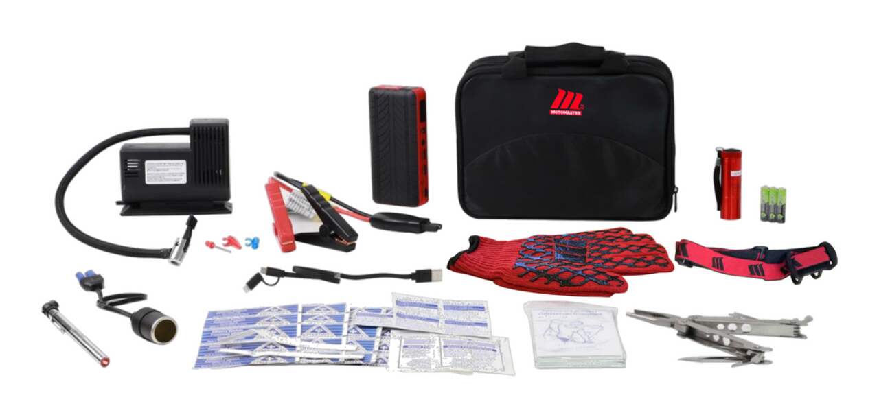 MotoMaster Jump Starter Safety Kit with Jump Starter , Power Bank