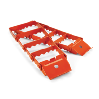 Certified Folding Steel Traction Aid for Snow, Ice, Grass & Mud, 2-pk Front_Angled_Right