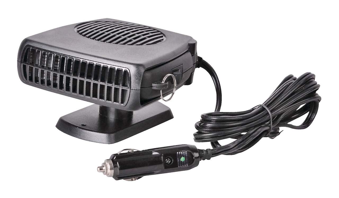 12V Portable Electric Car Windshield Defogger Defroster Heating Fan 